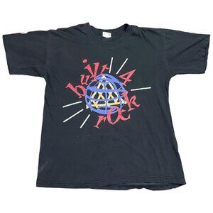 Cronies Vintage 1990 Rock and Roll Hall of Fame Distressed Shirt Adult Large‎